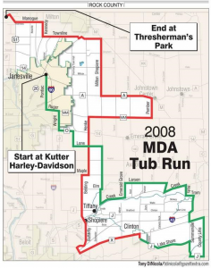 2014 Tub Run Map