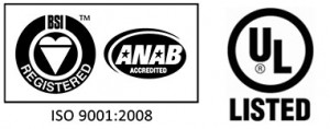 ISO 9001-2008 - UL Listed